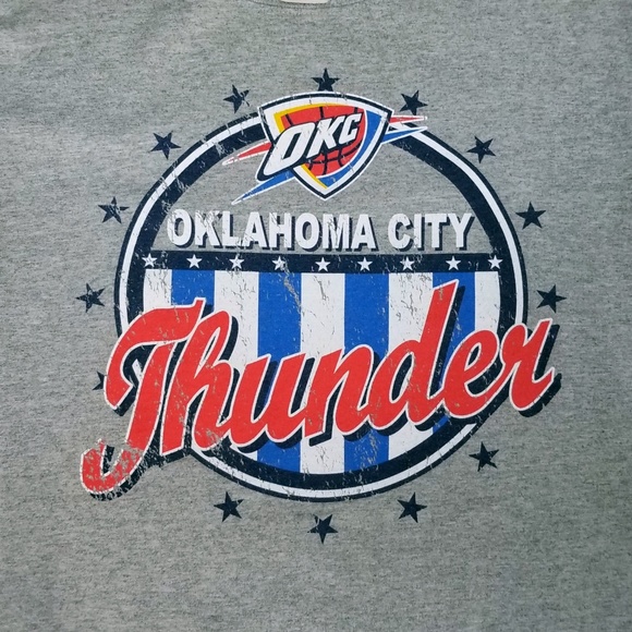 OKC Thunder Up Womens M T Shirt Gray Oklahoma City - Picture 7 of 7